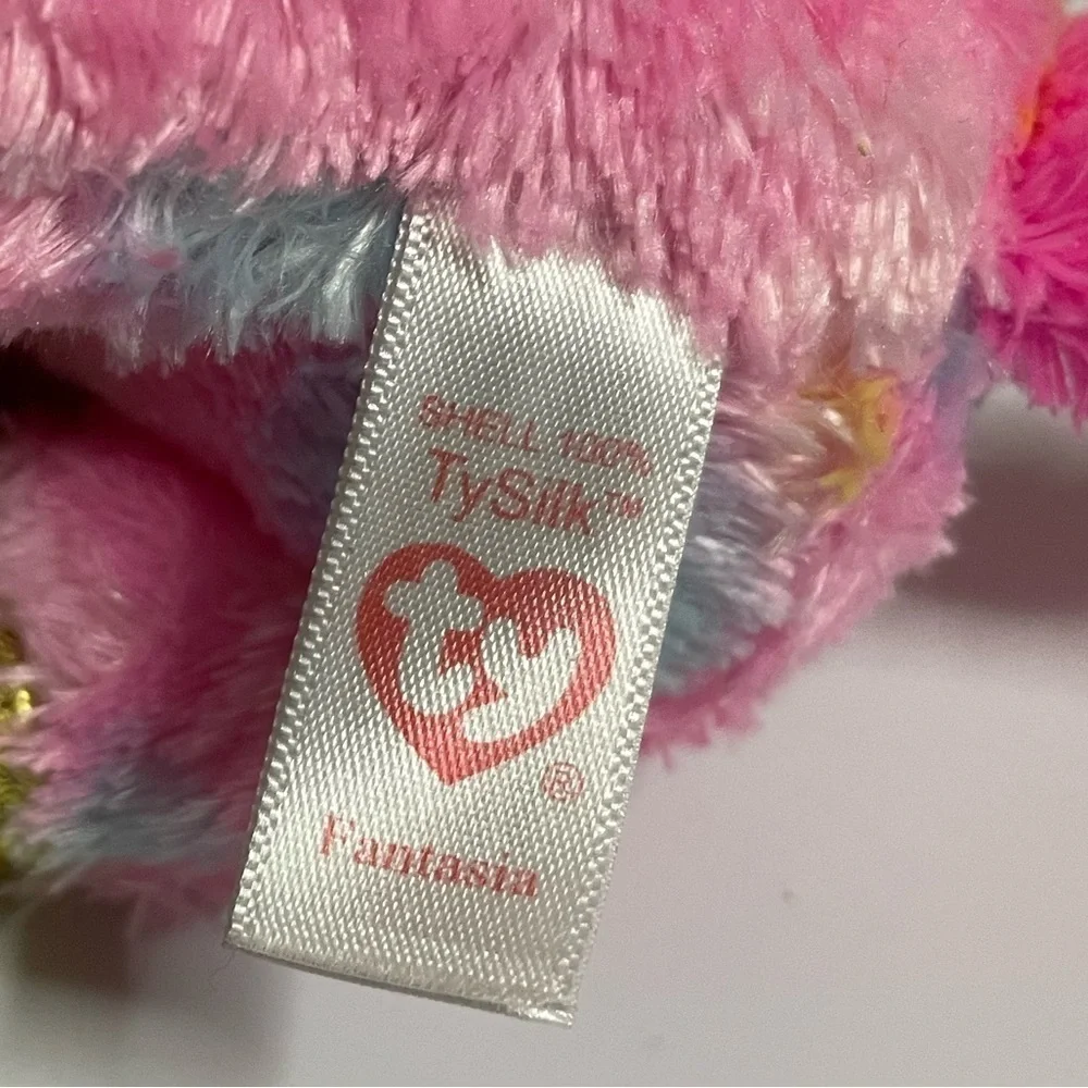 Ty Beanie Boos Fantasia Multicolor Unicorn reg stuffed animal plush